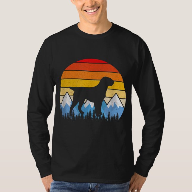 Vintage Retro Wirehaged Point Griffon T Shirt (Framsida)