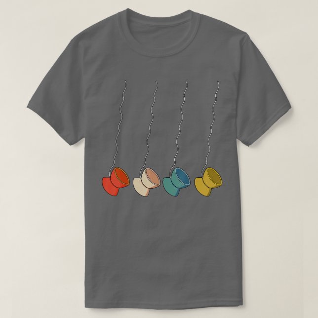 Vintage Retro YoYos T Shirt (Design framsida)