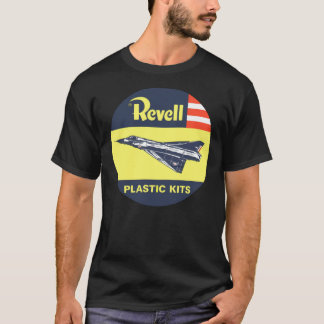 Vintage Revell Plastic Kit Decal Fighter Flygplan  T Shirt