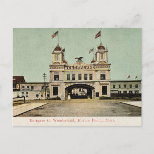 Vintage Revere Beach, Massachusetts Vykort