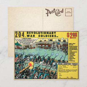 Vintage revolutionerande vykort för Krig Leksak oc