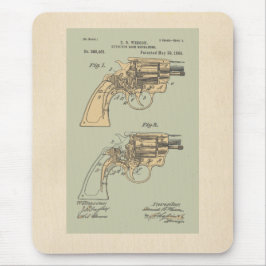 Vintage Revolver Patent Illustration Musmatta