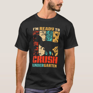 Vintage Rex Dinosaur jag är Redo att krossa Kinder T Shirt