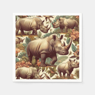 Vintage Rhino Seamless Pappersservett