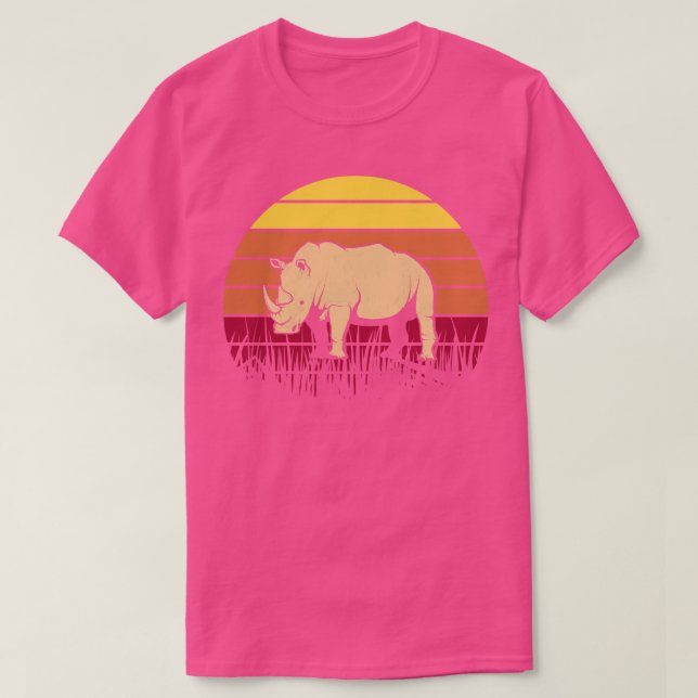 Vintage Rhino T Shirt (Design framsida)