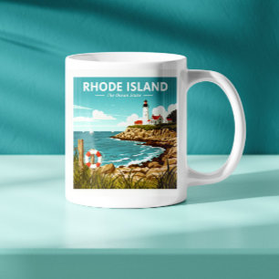 Vintage Rhode island Kaffemugg