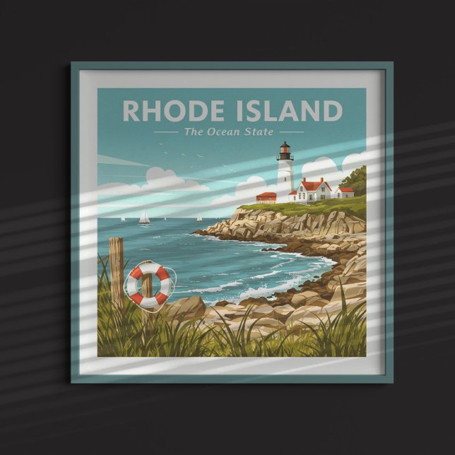 Vintage Rhode island Poster (Skapare uppladdad)