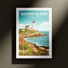 Vintage Rhode island Vykort