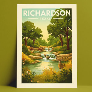 Vintage Richardson Texas Vykort
