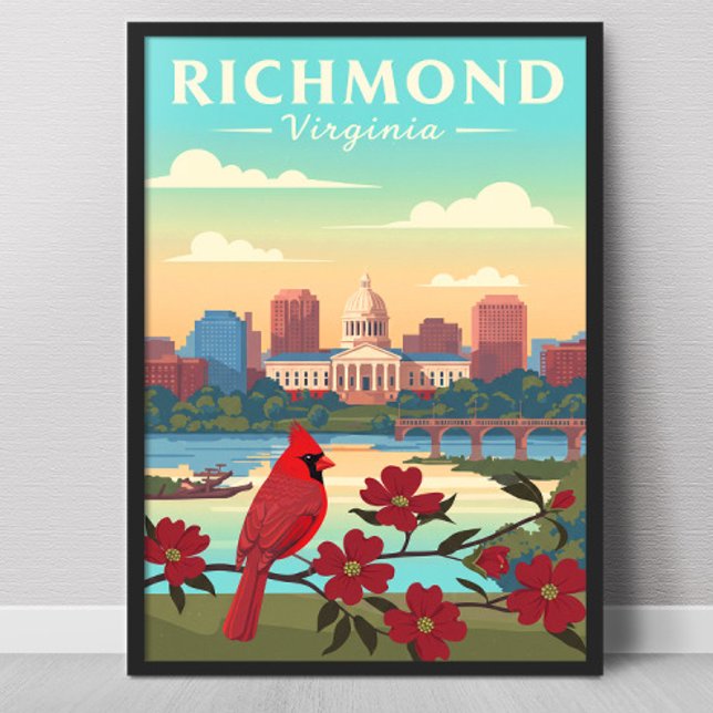 Vintage Richmond Virginia Poster (Skapare uppladdad)