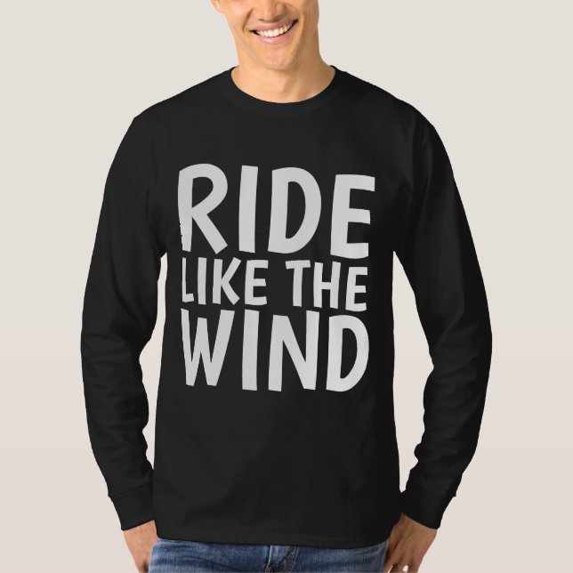 Vintage, RID SOM VINDENS T-shirts (Framsida)