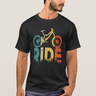 Vintage Ride Cykel Cykel Älskare Cyklist Cykling T Shirt