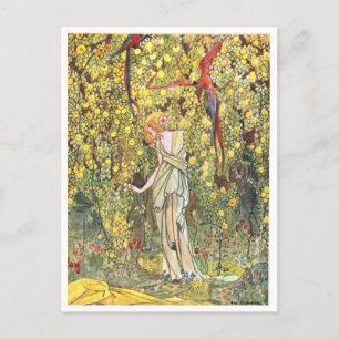 Vintage Rie Cramer-illustration tackkort Vykort