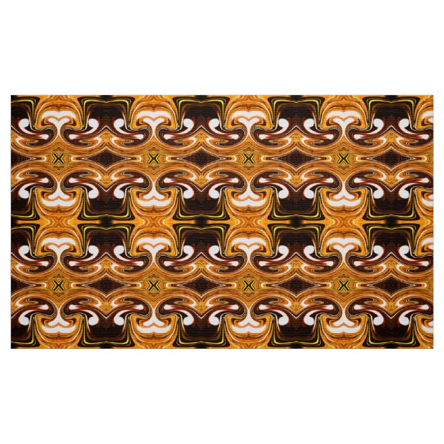 Vintage rik Choklad Tyg (Fat Quarter)