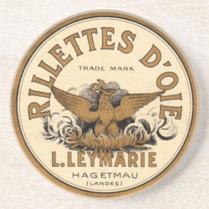 Vintage Rillettes D’oie Advertisement Underlägg