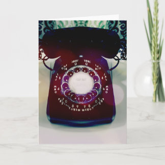 Vintage ringer hälsningkortet kort