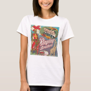 Vintage Ringling Brothers Circus Poster T Shirt