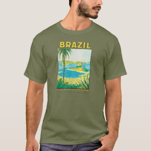 Vintage Rio Brasilien reser affischen Tee Shirt