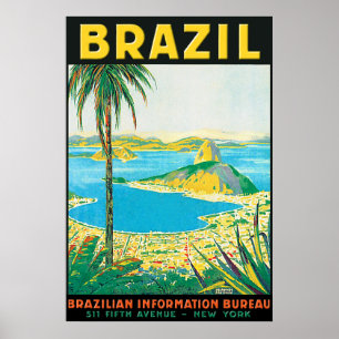 Vintage Rio Brasiliens reseaffisch Poster