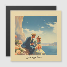 Vintage Riviera Romantik Personlig Minnessak