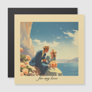 Vintage Riviera Romantik Personlig Minnessak