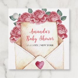 Vintage Ro Baby Shower Brev Baby Shower Gåvor Etiketter