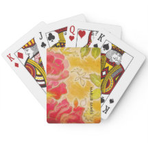 Vintage Ro Blommigt: kvinnlig vattenfärg med Namn