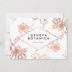 Vintage Ro Blommönster Gift Certificate