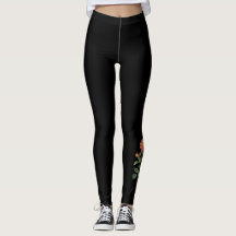 Vintage Ro Bloom Botanical Black Leggings
