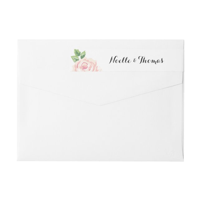 Vintage Ro Bröllop Etikettband (Baksidan)