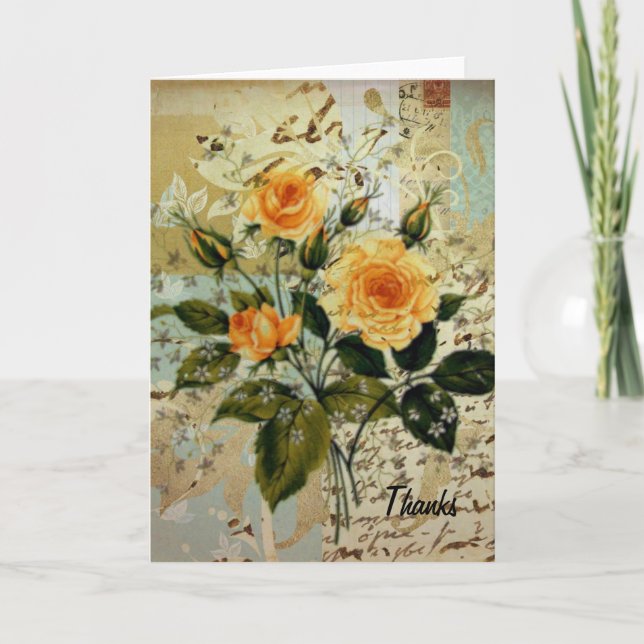 Vintage Ro Collage Tack (Framsida)