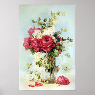 Vintage Ro Färsk från Garden Poster