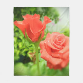 Vintage Ro Flowers #2 Fleecefilt