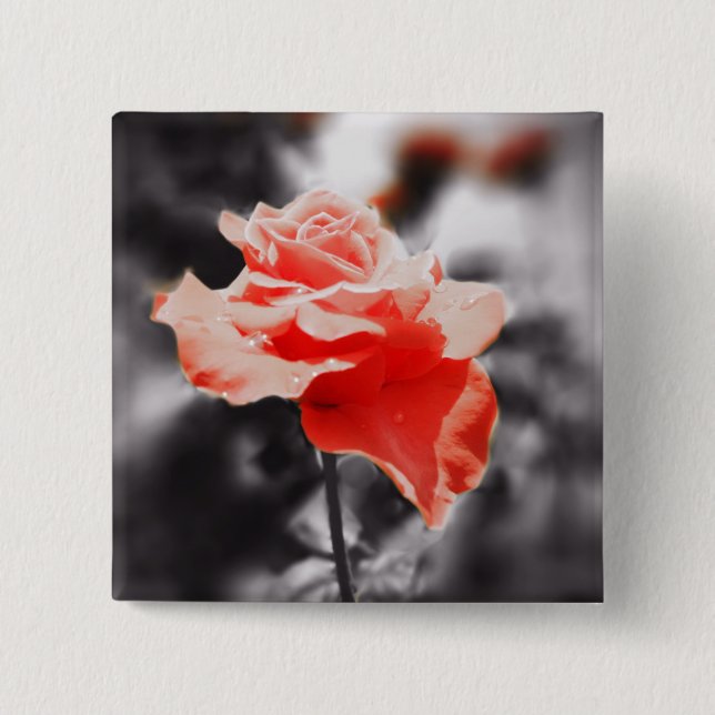 Vintage Ro Flowers #2 Knapp (Framsida)