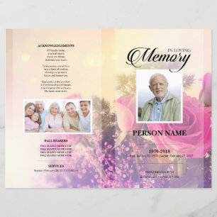 Vintage Ro Funeral Template