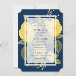Vintage Ro Garden Wedding bjudits bjudande Inbjudningar