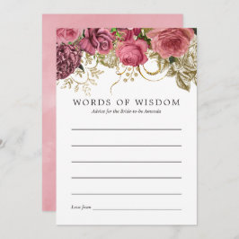 Vintage Ro Guld och  Möhippan Inbjudningar