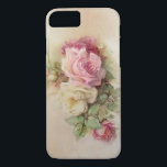 Vintage Ro iPhone 7 Fodral<br><div class="desc">Fin vintage ro blomstrar på mjuk neutralt.</div>