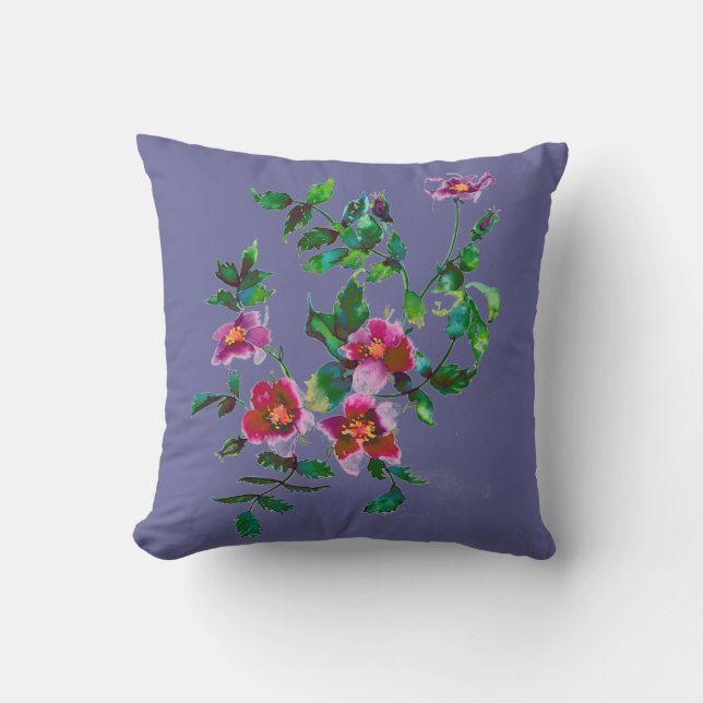 Vintage Ro - lavender Kudde (Framsida)