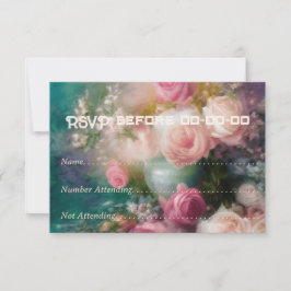 Vintage Ro målat på gammal nederländsk Stil Anteckningskort