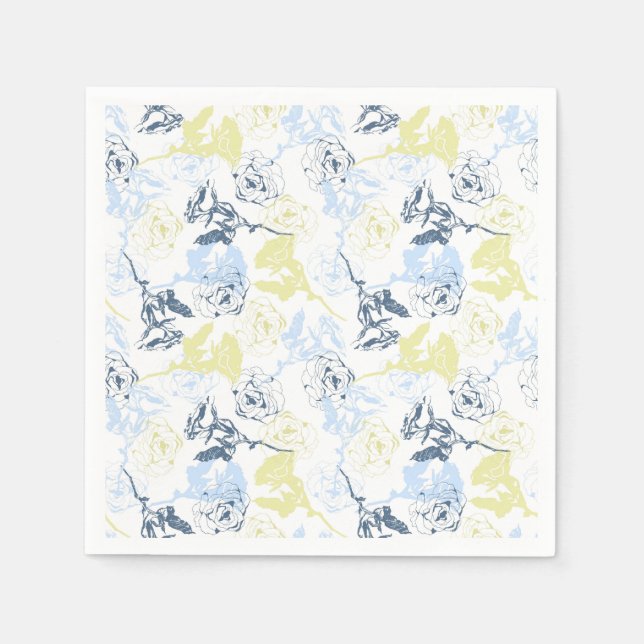 Vintage ro mönster pappersservett (Framsidan)