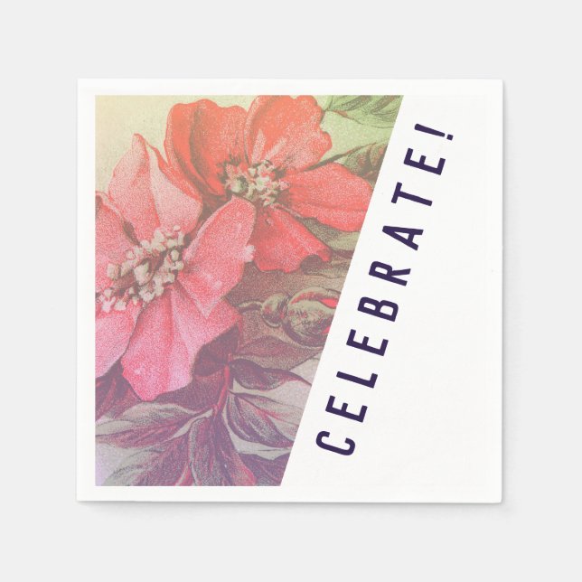 Vintage Ro Napkin Pappersservett (Framsidan)