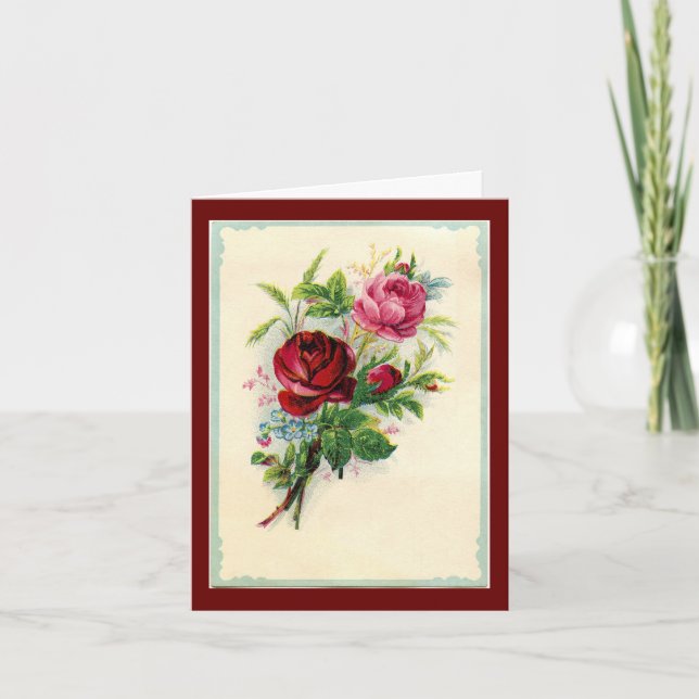 Vintage Ro Note Card Anteckningskort (Framsida)