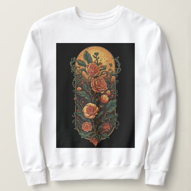 Vintage Ro och växter T Shirt (Design framsida)