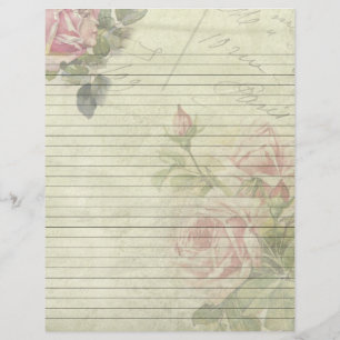 Vintage Ro Parchment-länkad mottagarinfogning