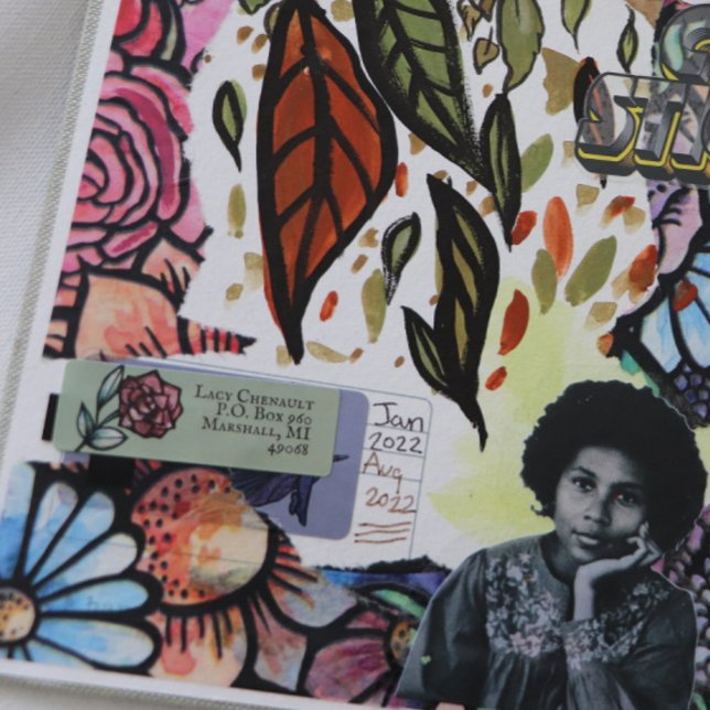 Vintage Ro Returadress Etikett (Skapare uppladdad)