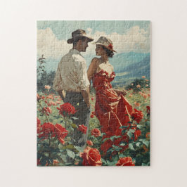 Vintage Ro Romantik Pussel