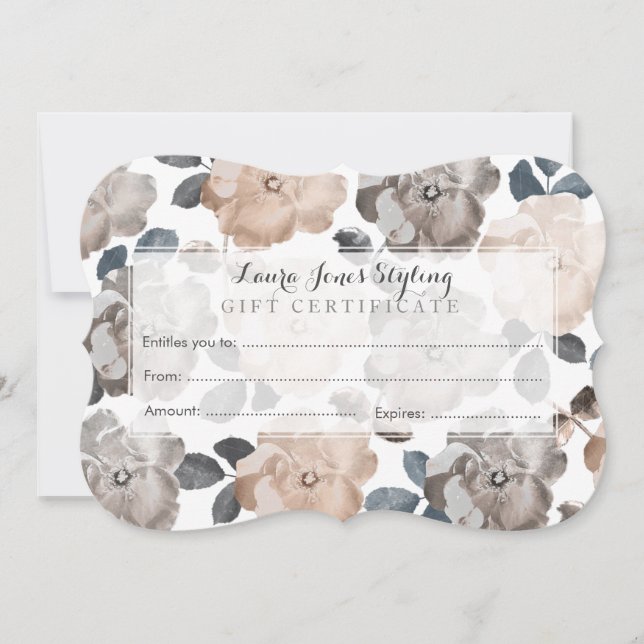 Vintage Ro Salon Gift-certifikatmall (Framsida)
