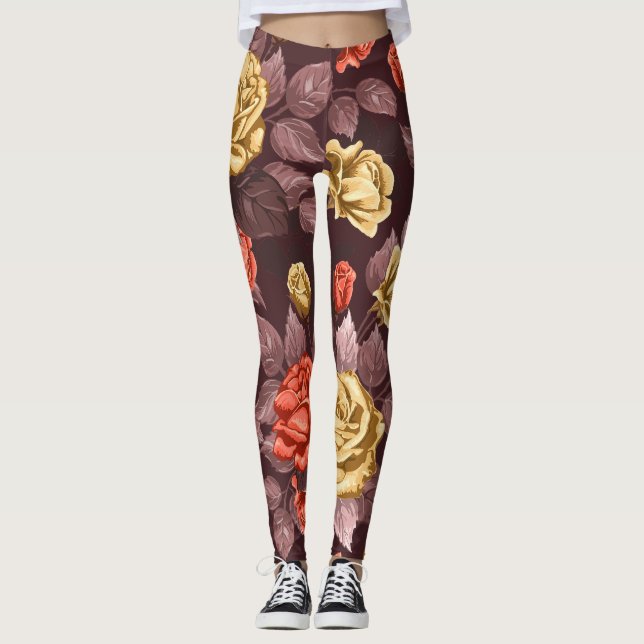 Vintage Ro Sömlös Leggings (Framsida)