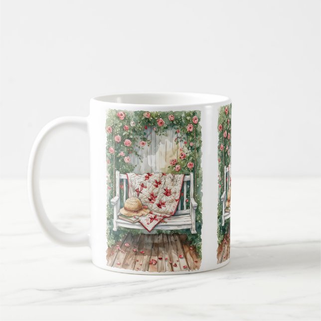 Vintage Ro Swing med Quilt Charm Kaffemugg (Vänster)